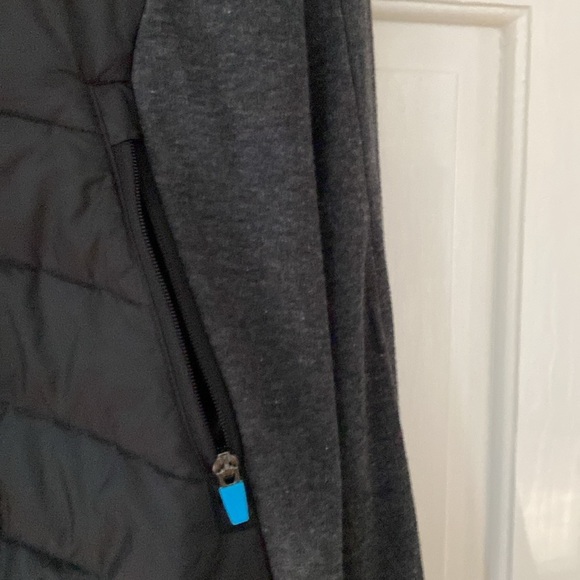 CHCB Cycling Quilted Jacket‎ Vest Shirt Light Jacket Black Puffy Gray Size Large - Picture 7 of 14